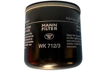 MANN-FILTER WK 712/3 Filtr paliwa