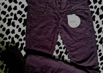 BERSHKA spodnie jeansowe dżinsy zwężane rurki skinny _ NOWE!