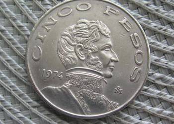 Meksyk 5 Peso 1974r