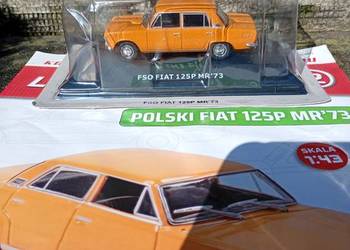 FIAT 125P MR'73 Deagostini model 1:43 Legendy FSO Kultowe auta PRL 1/43 Now