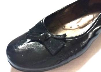 Baleriny czarne Lakierki damskie r. 38 Eksbut stan bdb