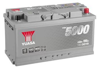 Akumulator Yuasa Silver 12V 100Ah 900A Prawy Plus