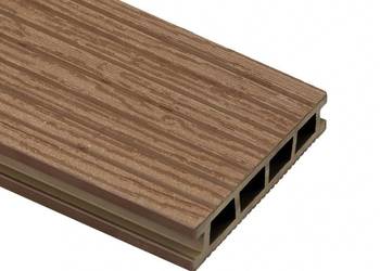 Deska tarasowa kompozytowa BERGDECK Wood Szczotkowana Kasztan 2,4m