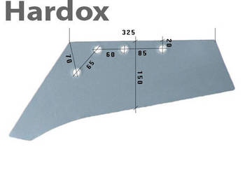 Lemiesz 300ha HARDOX 3333821/L ws1 li części do pługa LEMKEN