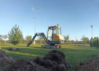 Wykopy minikoparką, przyłącza wodno-kanalizacyjne, energetyczne Wykopy minikoparką, przyłącza wodno-kanalizacyjne, energetyczne