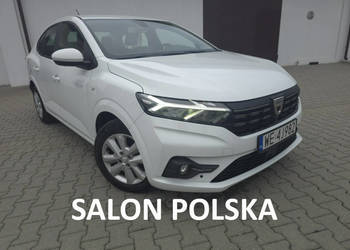 Dacia Logan 1,0Turbo+Gaz. Salon PL.Kam.Cof.1Właściciel.Tempomat.Ledy.Klima…