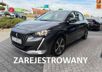 Peugeot 208 led, klimatyzacja, el. szyby, benzynka, tempomat, niski przebi…