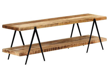 Szafka pod TV 160 x 40 x 50 cm lite drewno mango WM-247885