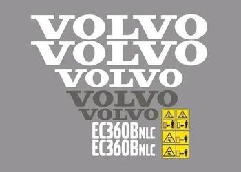 Naklejki oklejenie VOLVO EC360BNLC Zamiennik