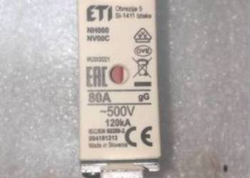 Bezpieczniki  WT-00C/NH00C  80 A