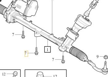 VOLVO S60 V60 XC60 II sruba przekladni kierowniczej M10x100… VOLVO S60 V60 XC60 II sruba przekladni kierowniczej M10x100…
