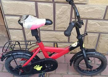 Rowerek dziecięcy typu BMX dla dzieci w wieku 3–5 lat + prowadnik