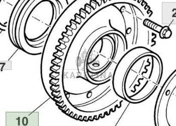 John Deere 6115R Obudowa Mechanizmu Różnicowego L155267
