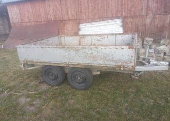 Przyczepka dwu osiowa tandem