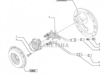 New Holland T6010 Siłownik 47134440