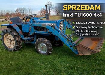 Traktorek ciągnik Iseki TU1600 4x4 ładowacz czołowy tur