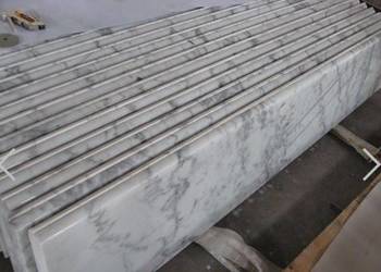 Płyty na schody naturalny kamień BIAŁY MARMUR 100x30