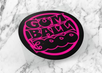 Naklejka GUMBALL 3000 10 x 10 cm gum ball race #2