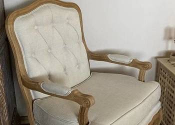 Fotel ludwikowski dębowy