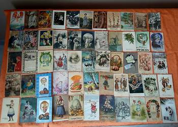 Kolekcjonerskie pocztówki kartki od 1900 r