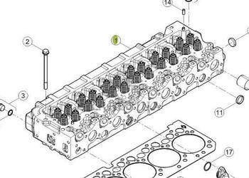 CLAAS Arion 610 660 Głowica Silnika Kompletna 0011665030 00 1166 503 0