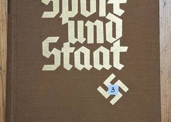Książka Sport i Państwo III Rzesza 1934 rok tom I