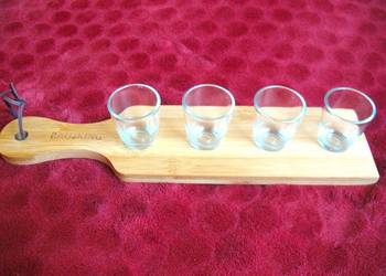 Deska i kieliszki Bau King - komplet  kieliszków do shotów - seria 1240
