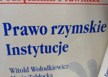 Prawo rzymskie instytucje prawnicze książki Warszawa Praga