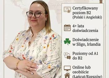 Korepetycje z języka angielskiego (A1-B2) | Online & Rzeszów/Łańcut |