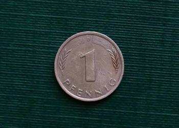 NIEMCY - 1 fenig, 1971r Znak menniczy „D” - Monachium