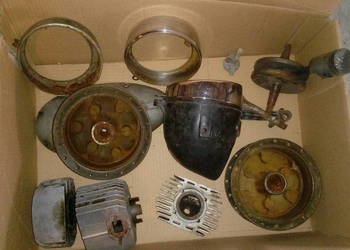 Jawa mustang pokrywa wał kopniak glowica cylinder