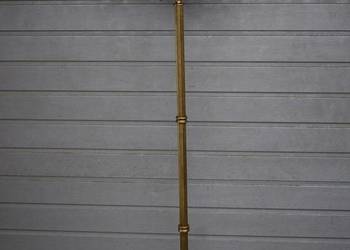 Stojąca Lampa z Brązu + Abażur - Vintage - Lampka Secesja 190cm