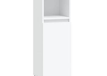 Szafka łazienkowa biała 30x30x100 cm materiał drewnopochodny WM-831564