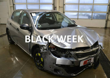 Peugeot 308 1,6 hdi 92ps* klimatyzacja* ciężarowy* uszkodzony* ICDauto P5 …