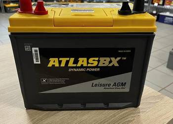 Akumulator 75Ah 750A (CCA) ATLAS MARINE AGM  lewy plus