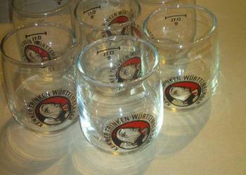 Oryginalne kieliszki o,1l i 2 cl.