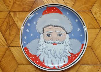 Talerz Święty Mikołaj PRL