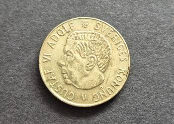 34) SZWECJA srebro - 1 Korona - 1966 r.