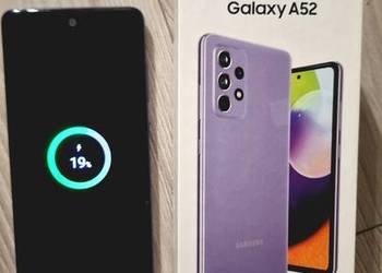 Samsung A52 + etui + szkło