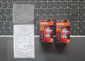 żarówki H7 OSRAM Night Breaker 220 [2 szt., nowe, po spóźnionym zwrocie]