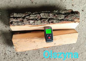 Suche sezonowane drewno opałowe kominkowe kominka drzewo olcha brzoza sosna