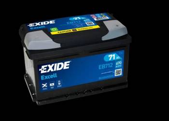 Akumulator 71Ah 670A Exide Excell