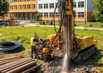Gruntowe pompy ciepła Piotrków Trybunalski odwierty, Nibe Thermia Stiebel