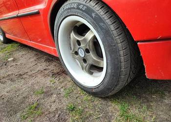 Koła felgi aluminiowe 14 rant  BROCK  4x100 opony wielosezonowe 185/55/14