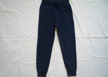 H&M 128/134 Granatowe Spodnie Dresowe Meszek