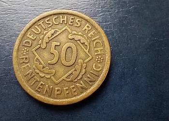 Stare monety 50 rentenfenig 1924 A Niemcy /2