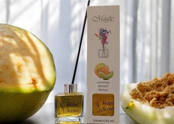 MELON Zapach do pomieszczeń ,odświeżacz z patyczkami 120ml do domu