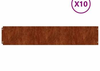 vidaXL Obrzeża trawnikowe, 10 szt., 20x103 cm(SKU:821894)