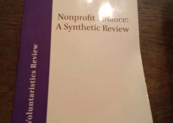 Nonprofit finance a synthetic review. Po angielsku!