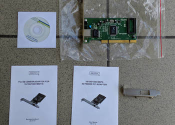 Karta sieciowa DIGITUS PCI 10/100/1000Mbps / DN-10110 / Realtek